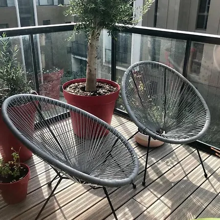 Apartment Grand T3 Lyon Confluence Avec 2 Balcons Vue Saone Lyon